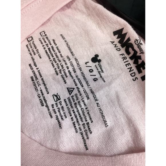 Mickey & Friends Women's Retro Run Group Graphic T-shirt Size L - Picture 5 of 5